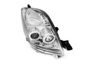 Koplampen Angel Eyes | geschikt voor Toyota Yaris 2006-2009-, Verzenden, Nieuw, Toyota
