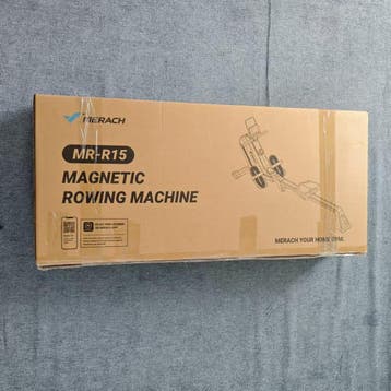 MERACH Roeimachine Bluetooth | Retour deal | Sla je slag, Sport en Fitness, Verzenden, Zo goed als nieuw, Roeitrainer, Armen