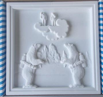 William Sweetlove (1949) - sculptuur, Muse - 34 cm - Hars
