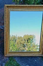 Miroir mural - Verre, Bois - Grand avec cadre doré