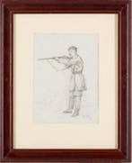 Filippo Palizzi (1819-1899) - Cacciatore, Antiquités & Art