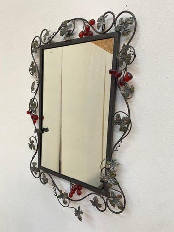 Miroir mural - Fer forgé