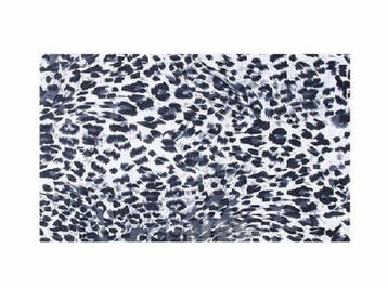 Haarband Multifunctioneel 45x25cm - Panter Patroon - Zwart