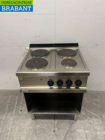 Cuisinière électrique Zanussi 4 feux en acier inoxydable, Verzenden