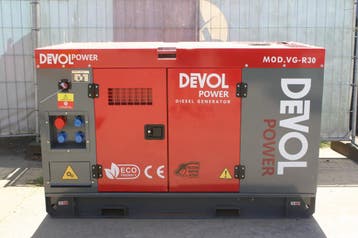 Veiling: Generator Devol Power VG-R30 Diesel 37.5kVA 2026 De, Ophalen