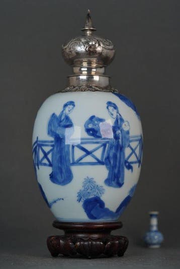 Kangxi (1662-1722) - Chenghua Mark - Pot - Twee pratende