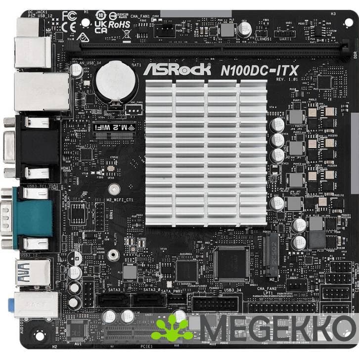 Asrock N100DC-ITX, Computers en Software, Overige Computers en Software, Nieuw, Verzenden