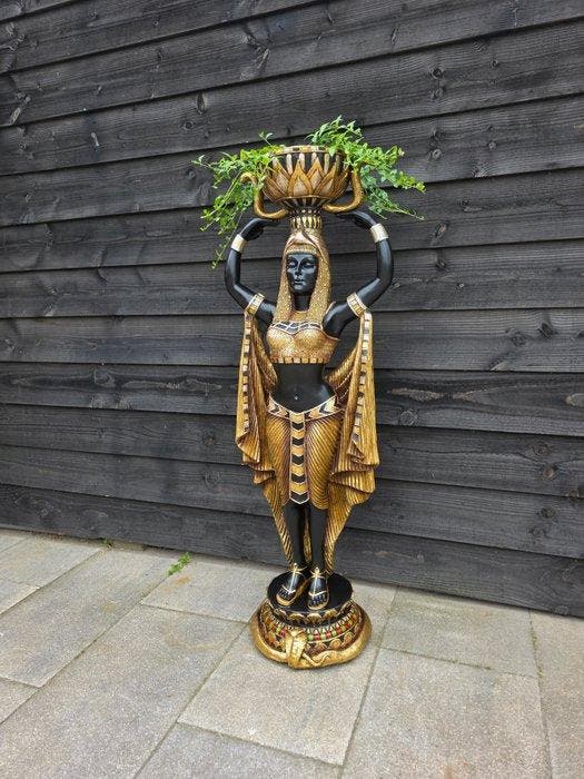 Beeld, XL - Cleopatra - 133 cm - mgo - 2026, Antiek en Kunst, Kunst | Designobjecten