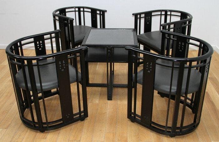 Giorgetti - Umberto Asnago - Fauteuil (5) - Chat - Bois, Antiquités & Art, Art | Objets design