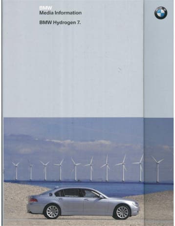 2007 BMW HYDROGEN 7 PERSMAP ENGELS
