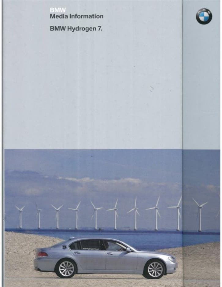2007 BMW HYDROGEN 7 PERSMAP ENGELS, Boeken, Auto's | Folders en Tijdschriften