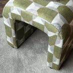 Repose-pied - Textile - Table d’appoint rétro