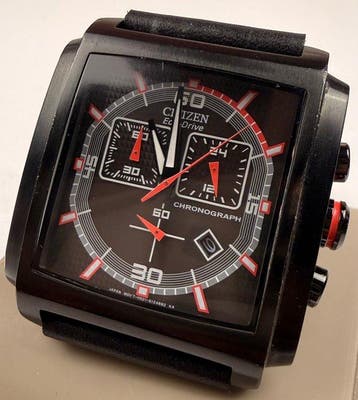 Citizen - Tank Eco-Drive Chronograph - Zonder minimumprijs -, Nieuw
