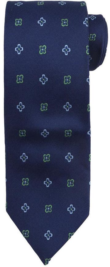 Suitable Stropdas Zijde Bloem Navy maat  Heren, Kleding | Heren, Stropdassen, Verzenden, Nieuw, Blauw, Suitable