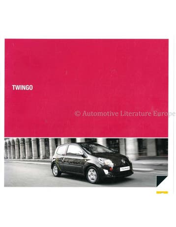 2009 RENAULT TWINGO BROCHURE NEDERLANDS