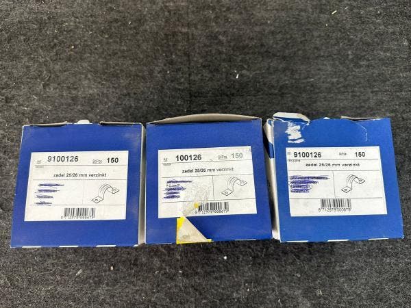 Veiling - 3x JMV zadelbeugel verzinkt  25-26MM DS150 - 91001, Bricolage & Construction, Bricolage & Rénovation Autre