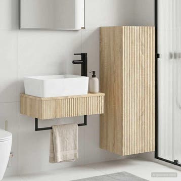 vidaXL Badkamermeubel Set 2 st Sonoma Eiken 33 x 34,5 x 100, Maison & Meubles, Tables | Coiffeuses, Verzenden