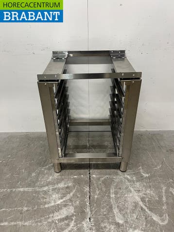 Piètement en acier inoxydable avec étagère 60 x 54 x 80 cm –, Verzenden
