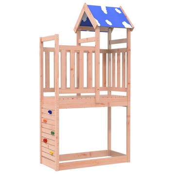 vidaXL Speeltoren Bruin 110.5 x 52.5 x 215 cm Massief, Verzenden, Nieuw