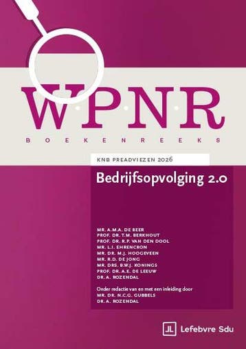 Bedrijfsopvolging 2.0 / WPNR Boekenreeks / 19 9789012411479, Verzenden, Zo goed als nieuw, Prof.Dr. T.M. Berkhout