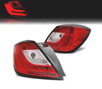 Feux Arrière Pour Opel Astra H Gtc 04-09 Light Bar Rouge Chr, Verzenden, Nieuw