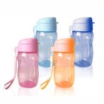 Tupperware Flesjes 310 ml (4) BlauwGroenOranjePaarsRoze, Verzenden