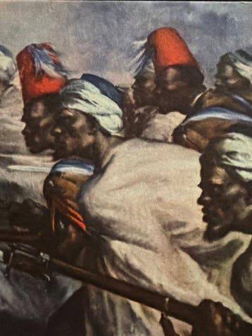 Eritrea, Ethiopië, Italië - Afrika - Koloniale militaire, Gelopen