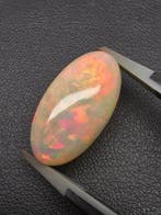 10.6ct Natural White Opal Cabochon - Hoogte: 21.5 mm -