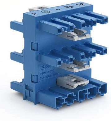 WAGO WINSTA MIDI Connecteur De Distribution À 5 Voies Bleu -, Bricolage & Construction, Verzenden