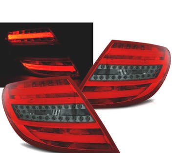 FEUX ARRIÈRE POUR MERCEDES W204 07-10 LED ROUGE FUMÉ, Verzenden, Nieuw