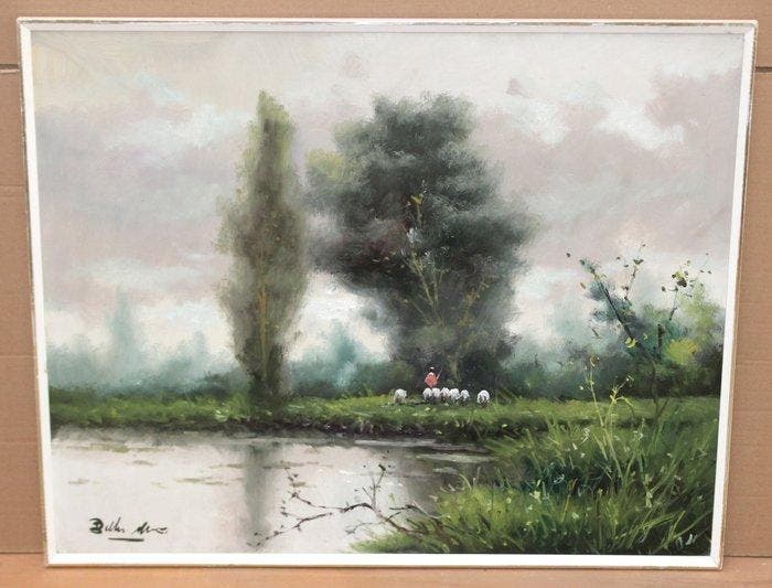 Enrique Beltrán Messa (1940-2006) - Paisaje, Antiek en Kunst, Kunst | Schilderijen | Klassiek