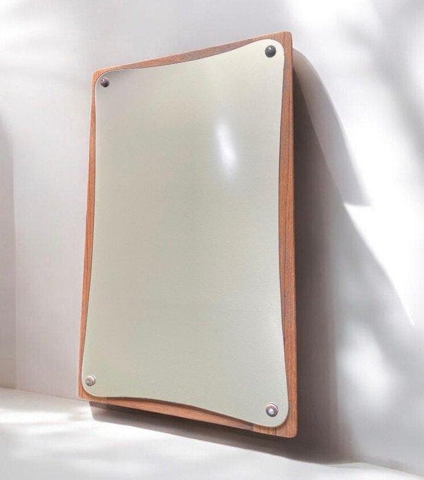 Miroir mural - Teck, Antiquités & Art, Art | Objets design