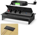 Inbouw Stekkerdoos 3x+4xUSB | Retour deal | 40% korting!, Doe-het-zelf en Bouw, Elektriciteit en Kabels, Verzenden, Zo goed als nieuw