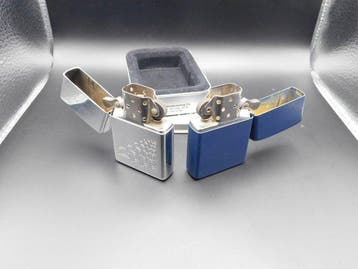 Zippo - Zonder minimumprijs - Aansteker - Set van 2 vintage, Nieuw