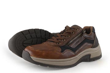 Rieker Veterschoenen in maat 43 Bruin, Bruin, Verzenden, Zo goed als nieuw, Rieker