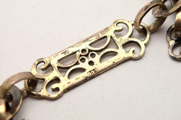 Argent 925 - Chaîne - Chaîne porte-montre de poche