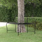 vidaXL Boombank 150 cm staal zwart, Tuin en Terras, Verzenden, Nieuw
