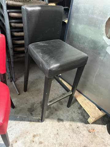 (2x) Hoge stoel zwart b41 x d45 x h103, Ophalen of Verzenden, Nieuw in verpakking