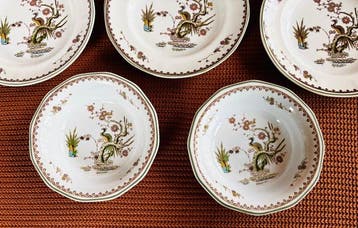 Wedgwood - Dessertservies (8) - Porselein - Old Chelsea