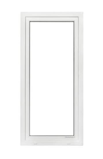 PVC raam draai kiep b80xh140 cm wit, Gevelraam of Ruit, 80 tot 120 cm, 120 tot 160 cm, Nieuw