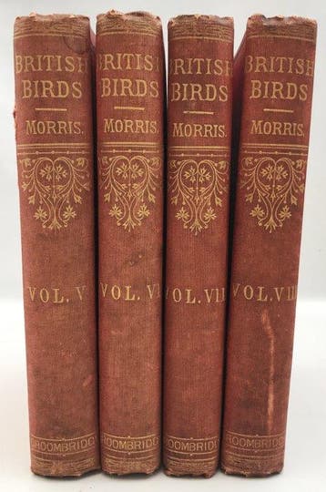 Rev. F. O. Morris - A History of British Birds. Volumes 5-8.