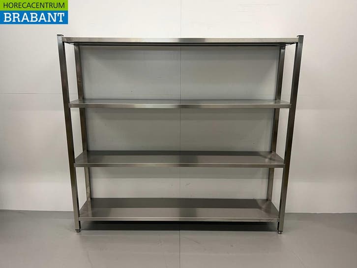 RVS Opbergrek Rek Stelling Premium-line 200 x 40 x 180 cm, Zakelijke goederen, Horeca | Meubilair en Inrichting, Ophalen of Verzenden