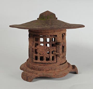 Lantaarn - Japanse pagode - gietijzer - Tuinlantaarn