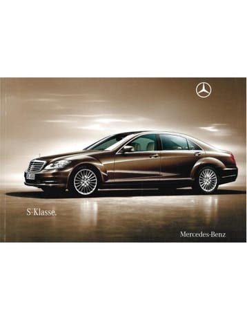 2010 MERCEDES BENZ S KLASSE BROCHURE DUITS, Ophalen of Verzenden, Nieuw