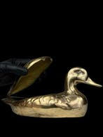 Boîte à bijoux - goût Art Déco - Laiton doré - Dimensions