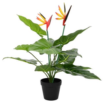 vidaXL Kunst Strelitzia Plant Groen 65 x 13 x 55 cm Stof, PE, Verzenden