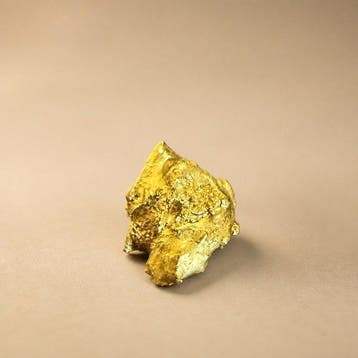 Goud Goud nugget - Hoogte: 7.71 mm - Breedte: 6.1 mm- 0.88 g
