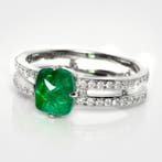 Sans prix de réserve - Bague - 14 carats Or blanc, IGI 1,18, Nieuw