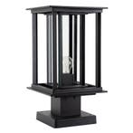 Strak & modern Buitenlamp zwart New York sokkel, Tuin en Terras, Verzenden, Nieuw