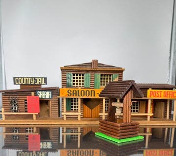 Joko - Speelgoedhuis Western Town - 1950-1960 - Duitsland, Antiek en Kunst